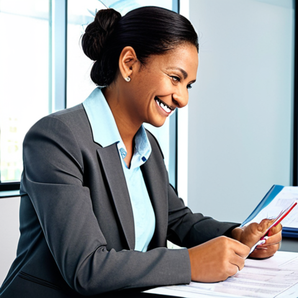 부동산 세금 신고 방법 - Tax Professional Consultation**

A friendly tax advisor wearing professional attire assisting a woma...