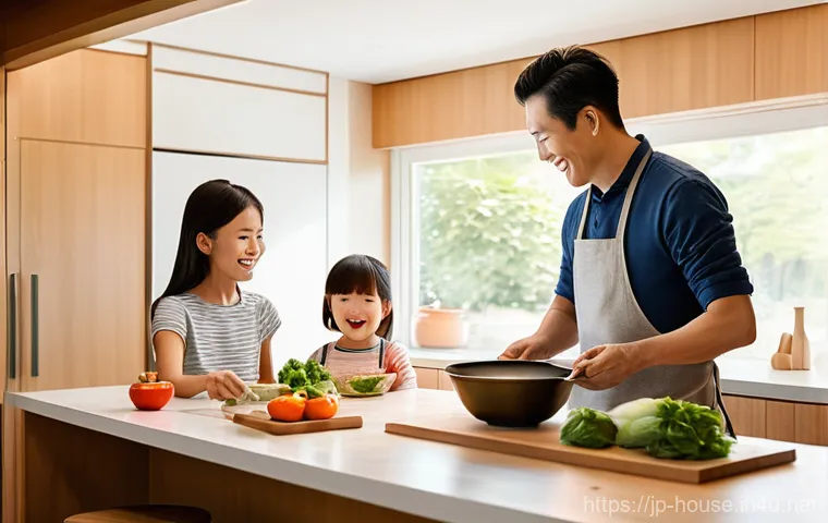 단독주택 리모델링 비용 - Prompt 1: Modern Family Kitchen Renovation**