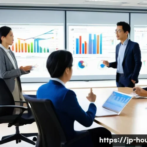 비수기 매매 전략 - **Prompt for "Mindset Shift: Investing in the Future"**:
    "A group of diverse Japanese business p...